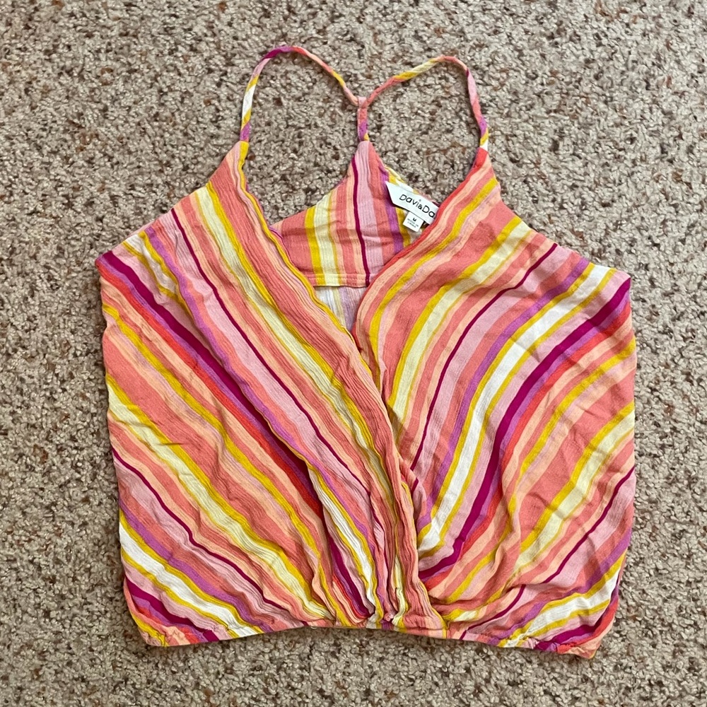 💐 3/ $15 Stripped Racerback Top